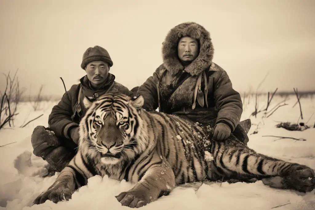 siberian tiger hunting